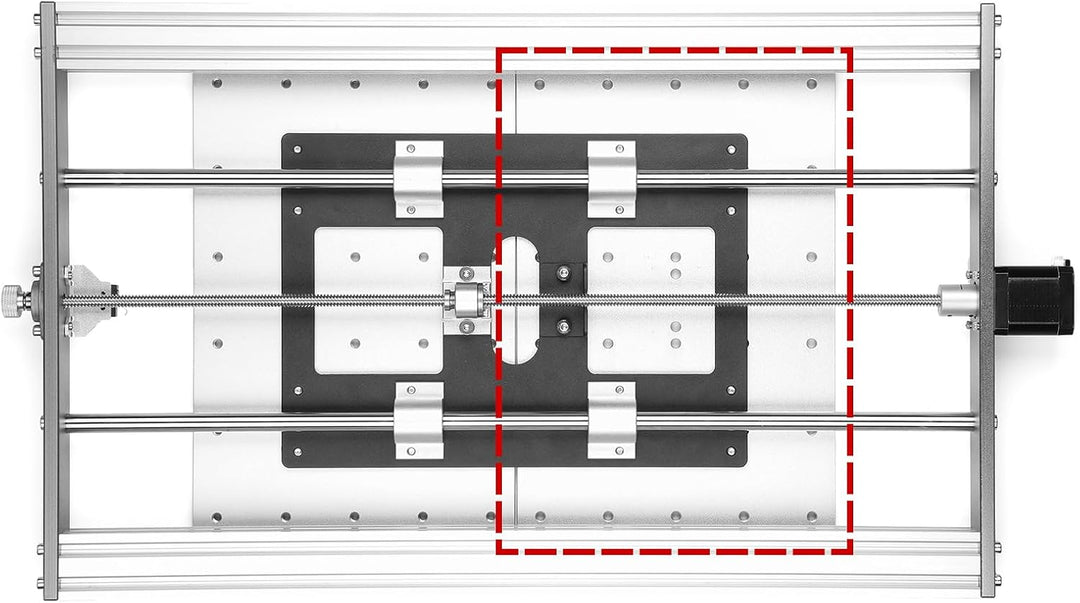 Genmitsu 3040 Verlängerung Aluminium Spoilboard, Arbeit mit 3020 Y-Achse Extension Kit, Kompatibel m