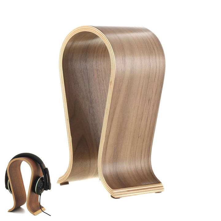 Kopfhörer Ständer Holz, Kopfhörerständer, Kopfhörer Halter, Kopfhörerständer Universal Holz, U Form,