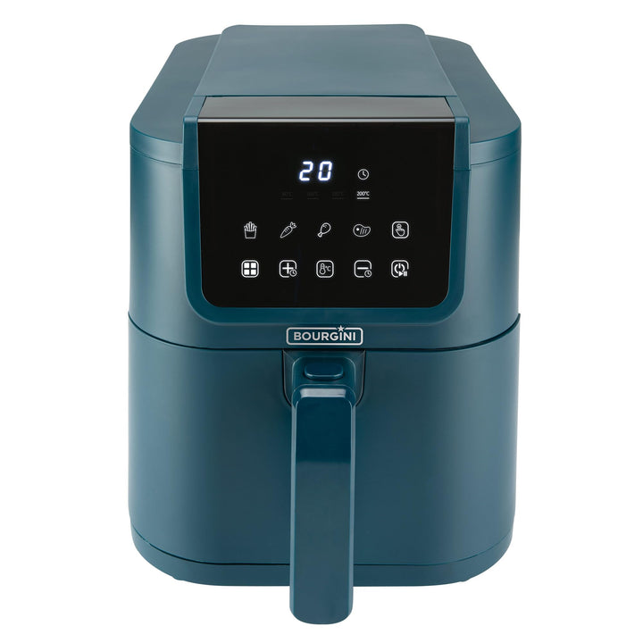 BOURGINI Luftfritteuse mit Keramikbeschichtung, frei von Chemikalien (PFAS, C6, PFHxA, PTFE, PFOA un