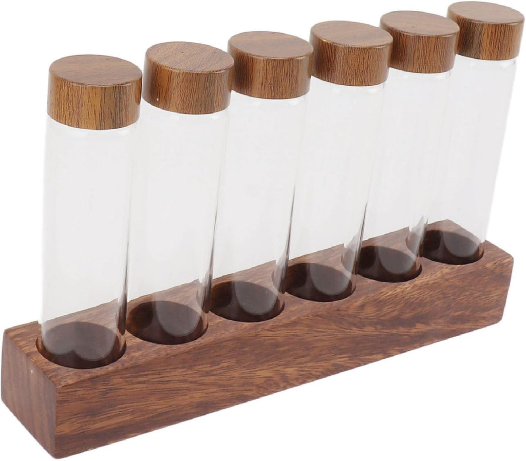 Kaffeebohnen-Aufbewahrungsdose, Transparente Kaffeebohnen-Aufbewahrungsröhren aus Glas für die Küche