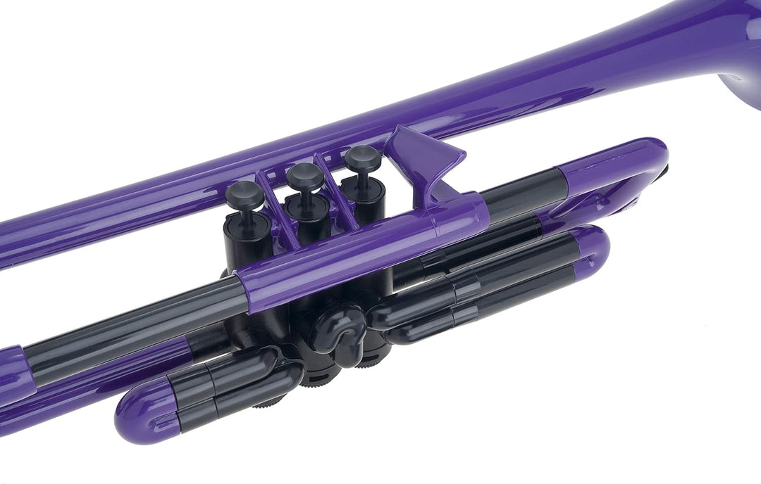 pTrumpet 700629 Trompete mit Tasche und Mundstück violett, violett
