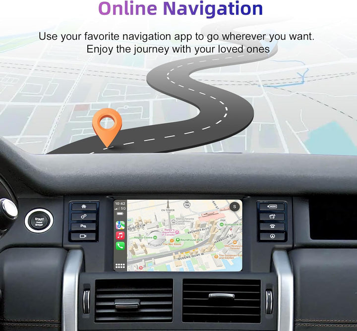 EZoneTronics Wireless CarPlay & Android Auto Retrofit Kit Decoder Box für Land Rover Jaguar Range Ro