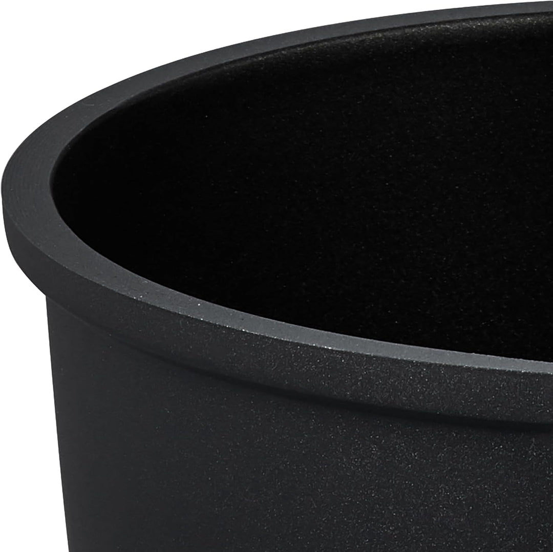 ELO Alucast Kochtopf 16 cm mit Glasdeckel, aus hochwertigem Aluminiumguss - hochwertig, antihaftbesc