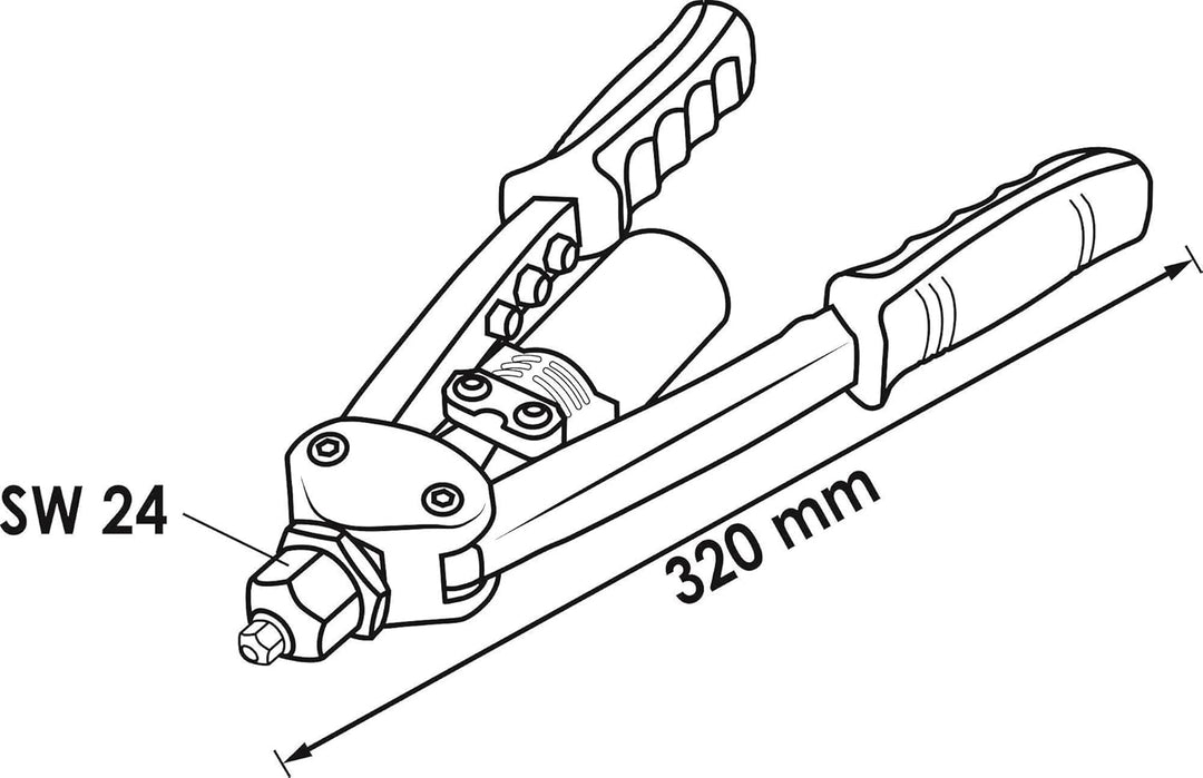 Vigor Blindniet-Zange, 1 Stück, V2788