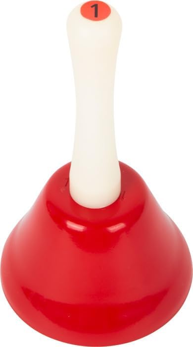 small foot Handglocken-Set, 8 Stück, zur musikalischen Früherziehung, Musikinstrument für Kinder ab