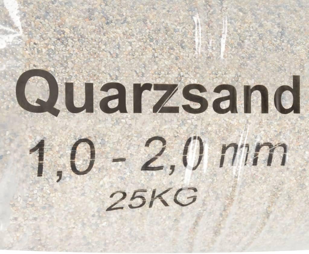 vidaXL Filtersand, Poolfilter Quarzsand für Poolreinigung, Geruchloser Sand für Filteranlagen, Filte