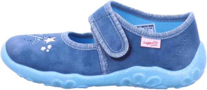 Superfit Mädchen Bonny Hausschuh 27 EU Blau Blue 282, 27 EU Blau Blue 282