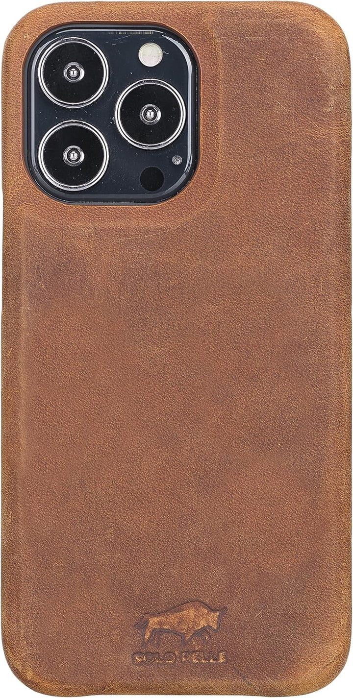 Solo Pelle Lederhülle für das iPhone 13 Pro in 6.1 Zoll Princeton Case Leder Hülle Ledertasche Backc