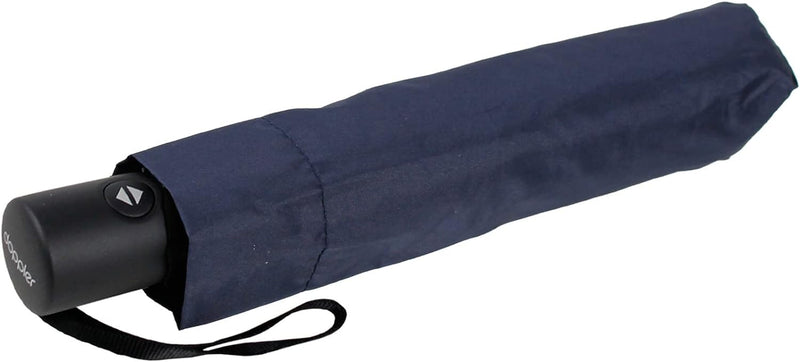 Doppler Zero Magic Mini Damen Taschenschirm mit Auf-Zu-Automatik und UV-Schutz Ultra Sun - Navy-Ivor