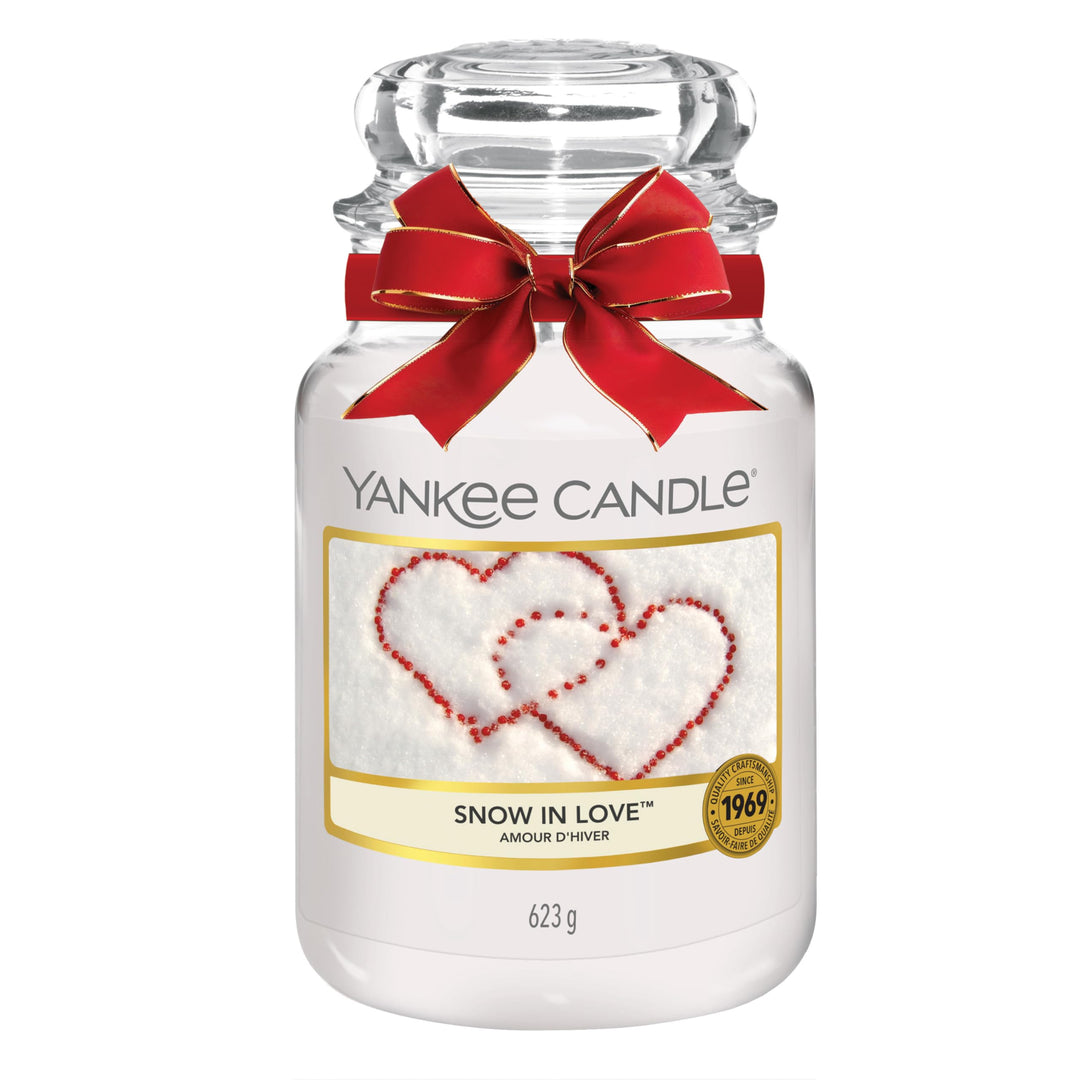 Yankee Candle Duftkerze im grossen Jar, Snow in Love, Brenndauer bis zu 150 Stunden Snow in Love Gro