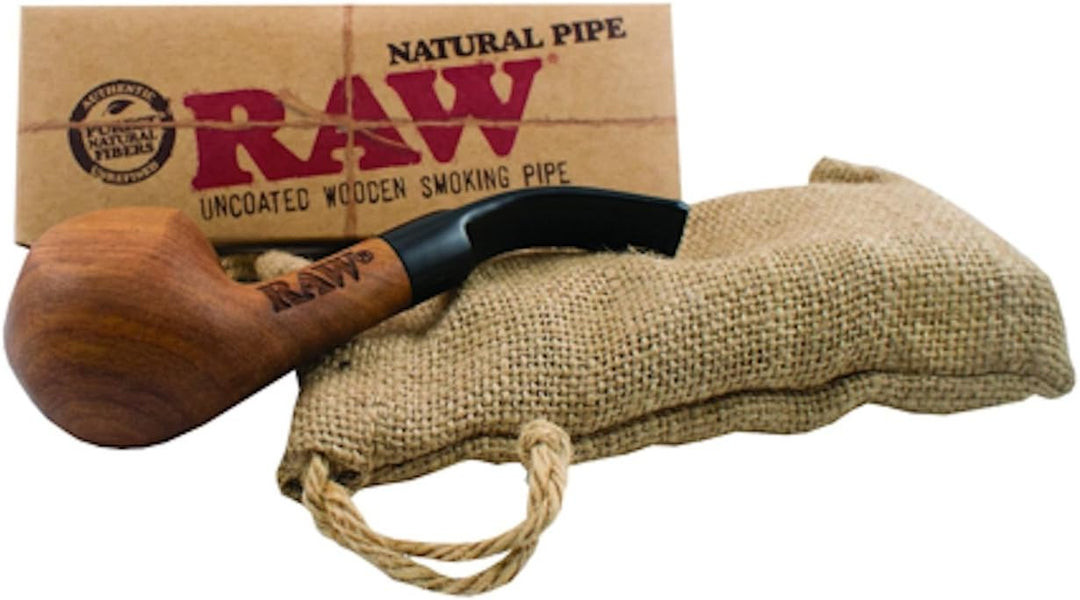 RAW NATURAL WOODEN PIPE