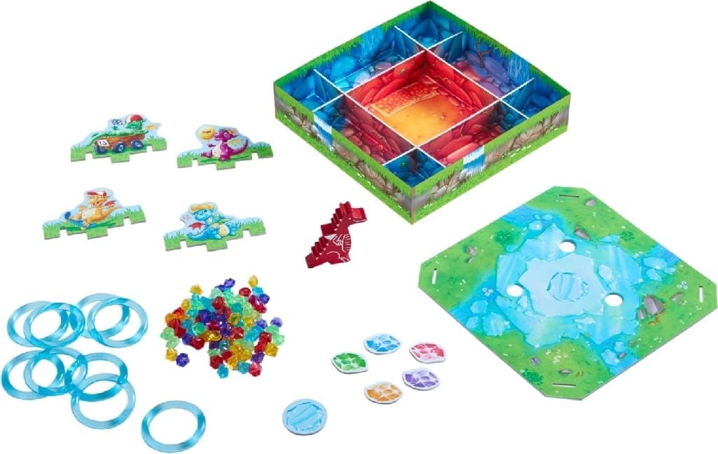 HABA Funkelschatz Brettspiel, Kinderspiel des Jahres 2018, Mitbringspiel für 2-4 Spieler ab 5 Jahren
