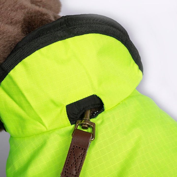 Danish Design Hi-Viz 2-in-1 Hundemantel mit abnehmbarem Fleecefutter, wasserdicht, Winddicht, 55 cm,