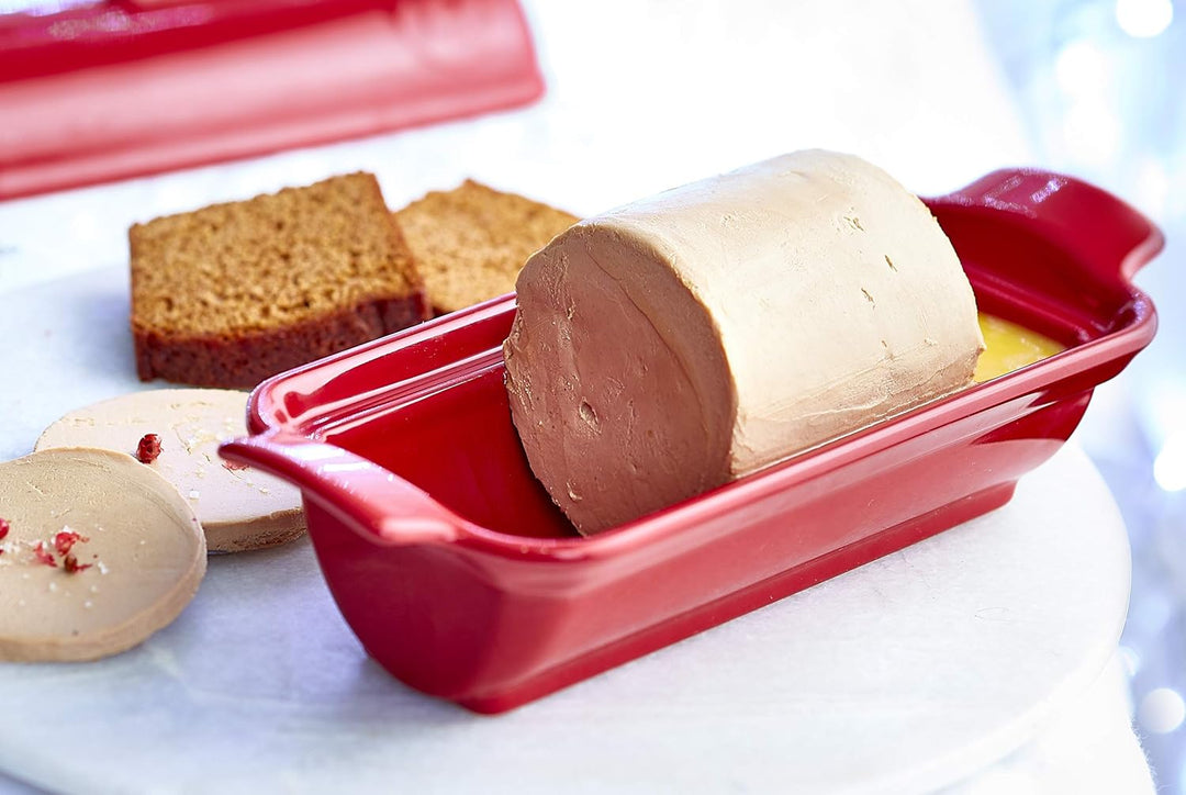 Terrine foie gras 245x105mm Emile Henry 5865-34 Grand Cru Rot, Rot