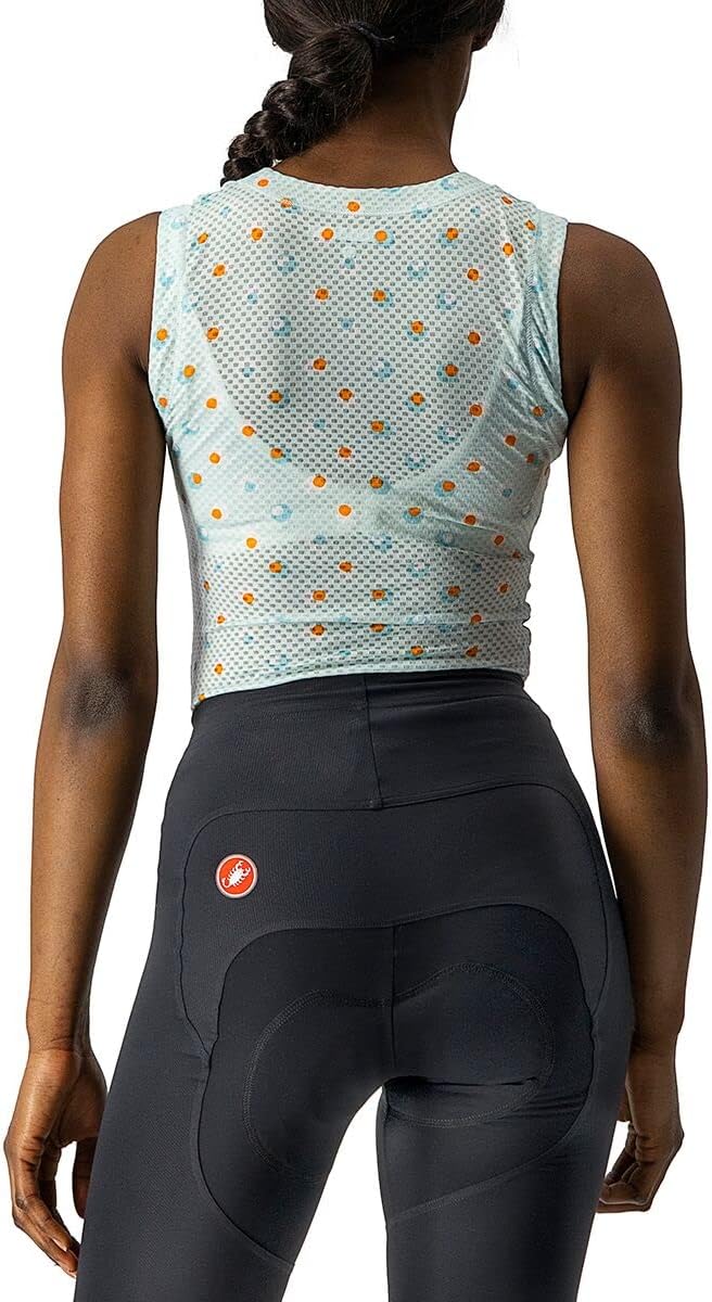 CASTELLI Women's Pro Mesh 3 W Sless Sweatshirt XL Light Acqua, XL Light Acqua