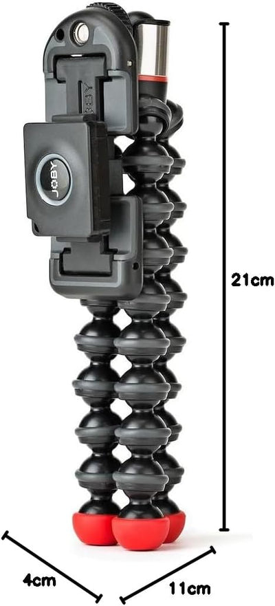 JOBY JB01494-BWW GripTight ONE + GP Magnetic Impulse Handy-Halter + GorillaPod Flexi-Stativ (mit Mag