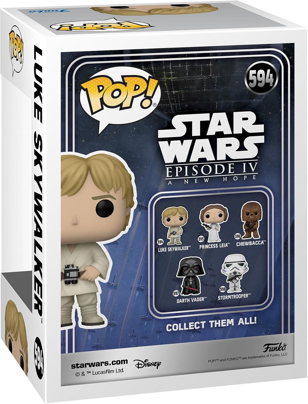Funko Pop! Star Wars: SWNC - Luke Skywalker - Vinyl-Sammelfigur - Geschenkidee - Offizielle Handelsw