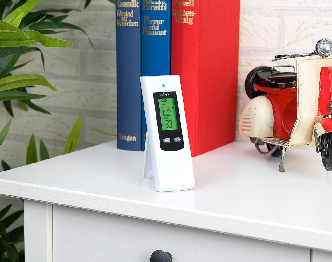 revolt Funkthermostat: Steckdosen-Thermostat mit mobiler Steuereinheit für Heiz- & Klimagerät (Tempe
