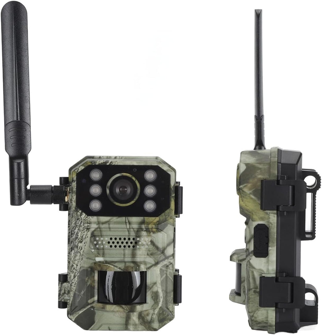 Marhynchus 4K Wildkamera, 14 MP, 4G LTE Wildkamera mit 120° Weitwinkel-Bewegungserkennung, Solar-Lad