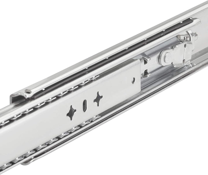1 Paar SOTECH Schwerlastauszüge KV2-100-H53-L650-LC 650 mm mit Lock-in/out Einrastfunktion mit blaue