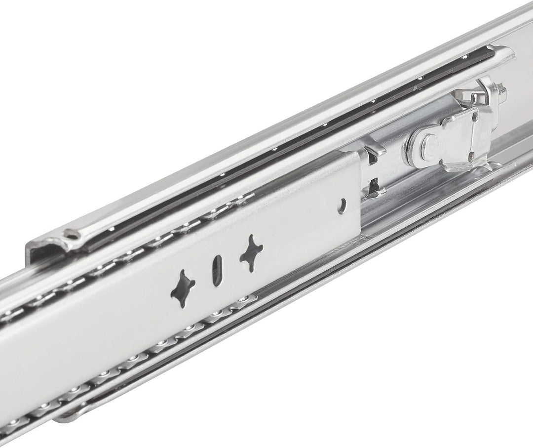 1 Paar SOTECH Schwerlastauszüge KV2-100-H53-L800-LC 800 mm mit Lock-in/out Einrastfunktion mit blaue