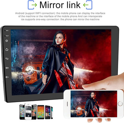 Podofo Android Autoradio GPS für Peugeot 308 408 2009-2013, 9" Touchscreen WiFi Bluetooth FM RDS Rad