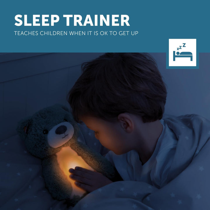 Zazu Brody Schlaftrainer - Kuscheltier mit Nachtlicht, Geräuschmaschine und Schreisensor - Lehrt den