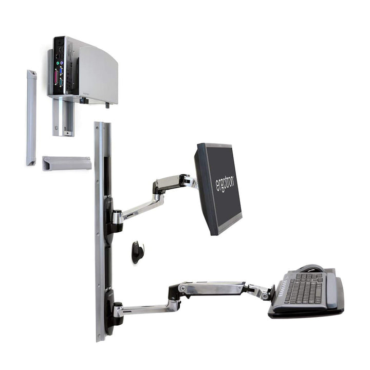 Ergotron LX Wandhalterung für LCD bis zu 61 cm (bis zu 24 Zoll)