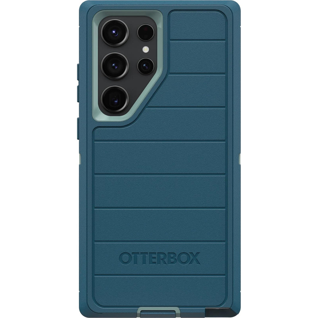 OtterBox Defender Series Schutzhülle für Galaxy S23 Ultra (nur), Manöver (blau), robust und langlebi