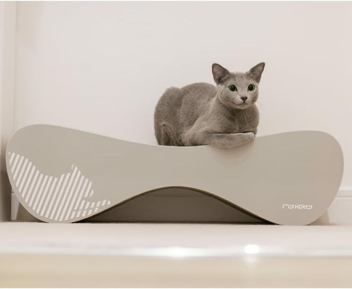 myKotty Stabile Kratzbank VIGO – Robustes Kratzmöbel für anspruchsvolle Katzen – Perfekt für Spielen