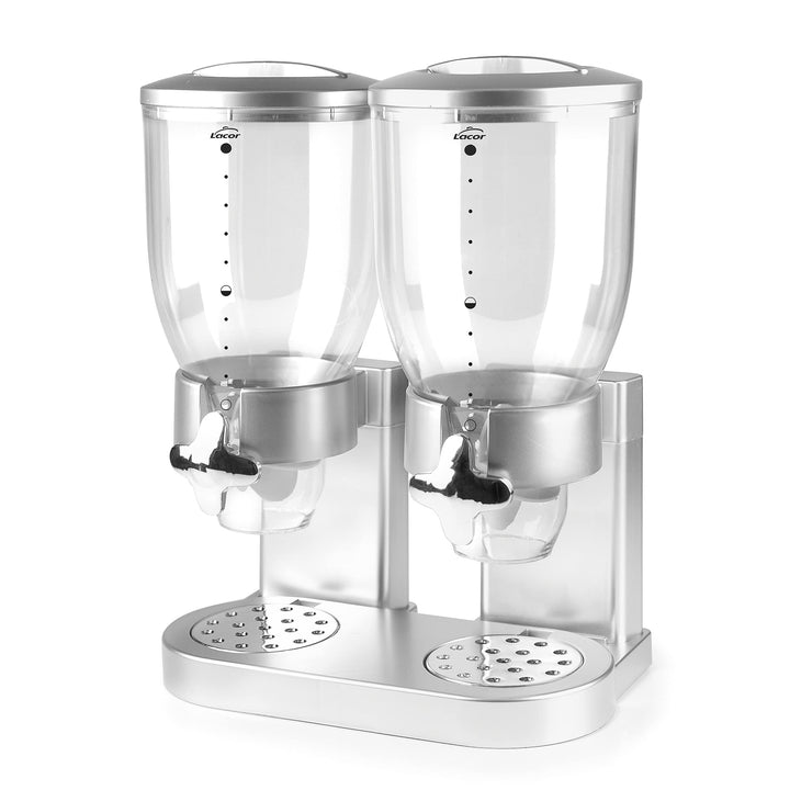 LACOR - 62597 - Spender für Getreide, trockene Früchte, Paste und Süssigkeiten, doppelter Behälter m