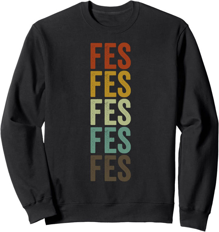 Fes Marokko Retro Vintage Sweatshirt