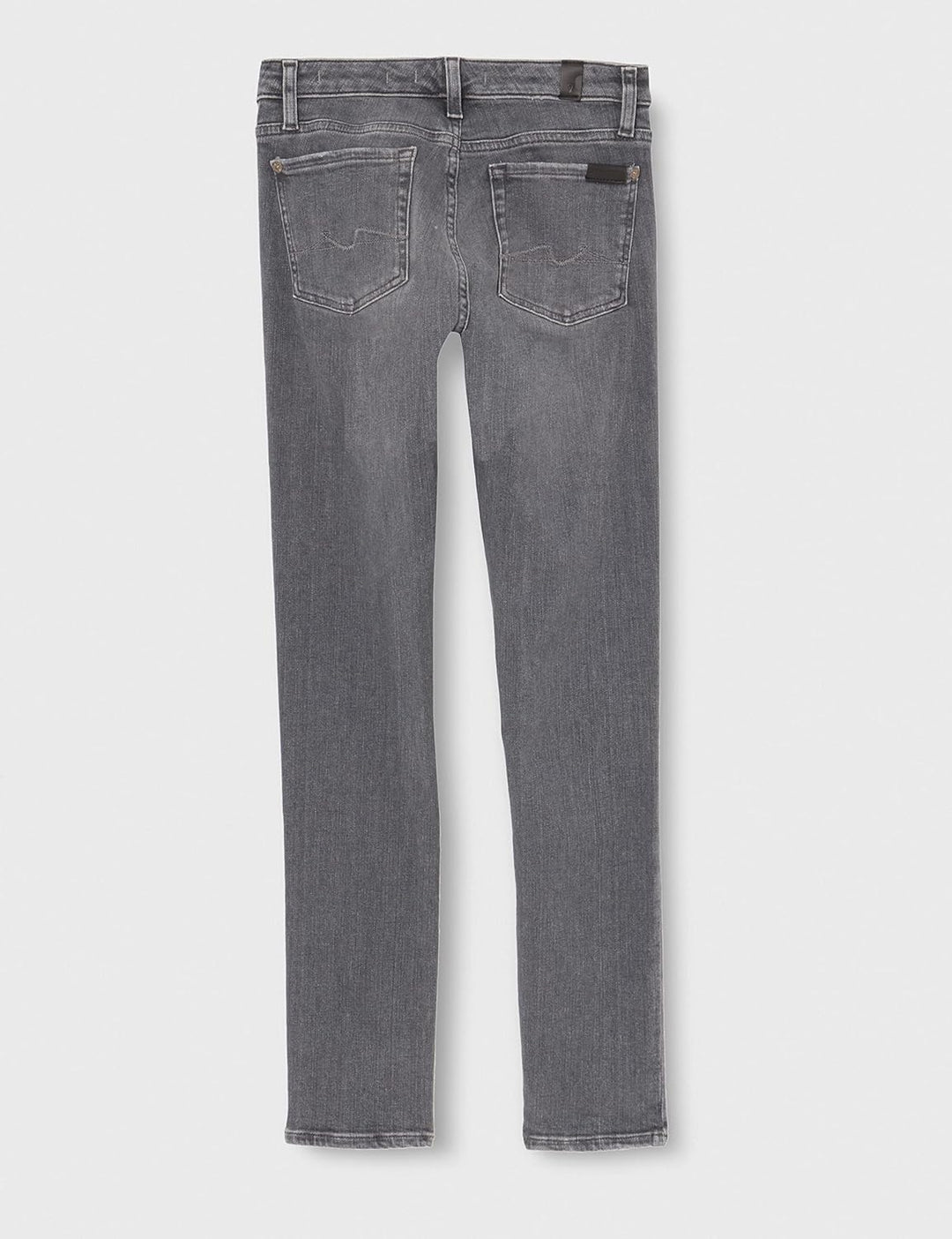 7 For All Mankind Damen Pyper Slim Illusion Jeans, Grau