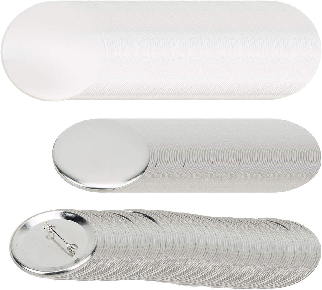 100 Sets 56 Mm, Teile für die Herstellung von Anstecknadeln und Knöpfen, Zubehör für DIY-Bastelmater