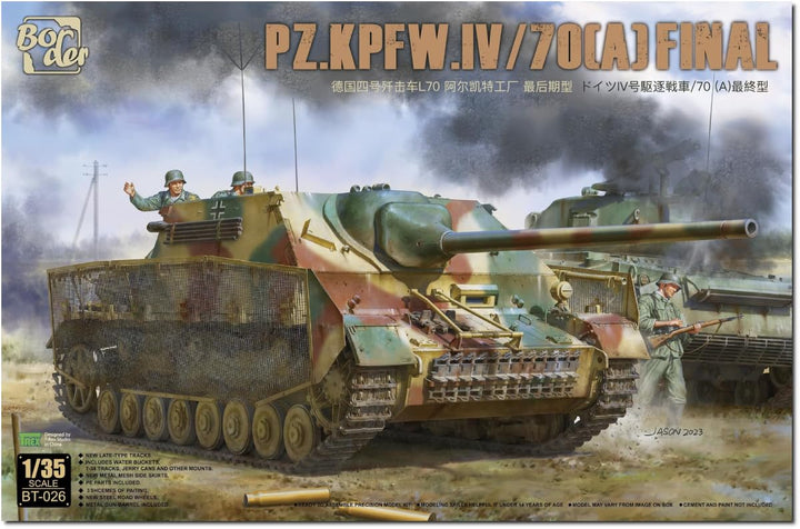 Border Model BT-026 Jagdpanzer IV L/70, Panzer IV/70(A) final Massstab 1:35 Modellbau Plastikbausatz