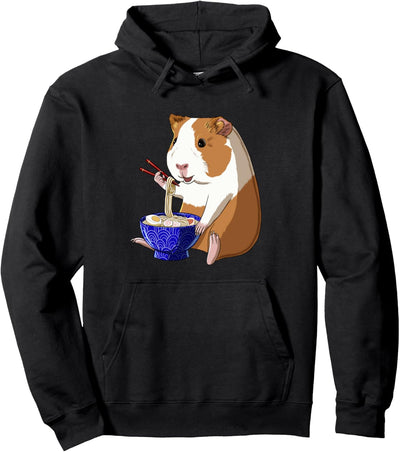 Japanische Kawaii Anime Ramen Nudeln Meerschweinchen Pullover Hoodie