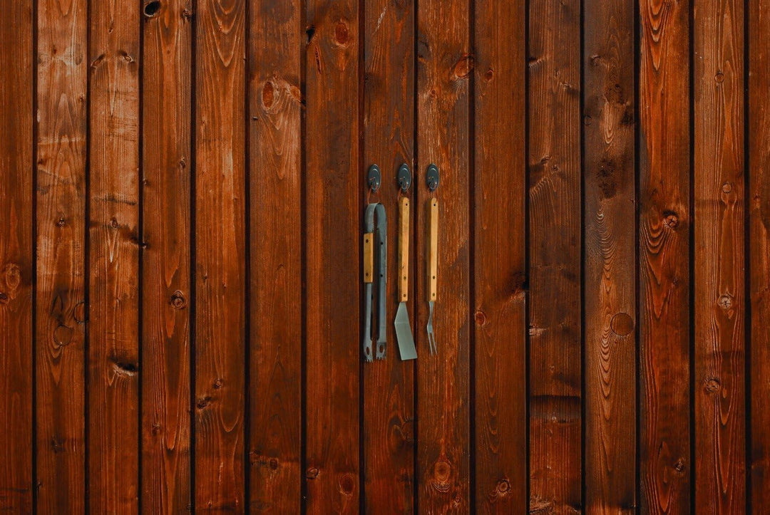 Command Terrassenhaken für den Aussenbereich, Medium, Schiefer, 2 Haken, 4 Stück 8 Hooks Schiefer -