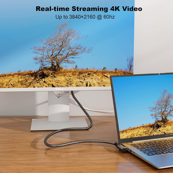 CAKOBLE USB C auf USB C Kabel 2M, 20Gbps USB C 3.2 USB 3.2 Gen2 Ladekabel USB C 4K@60Hz Videoübertra