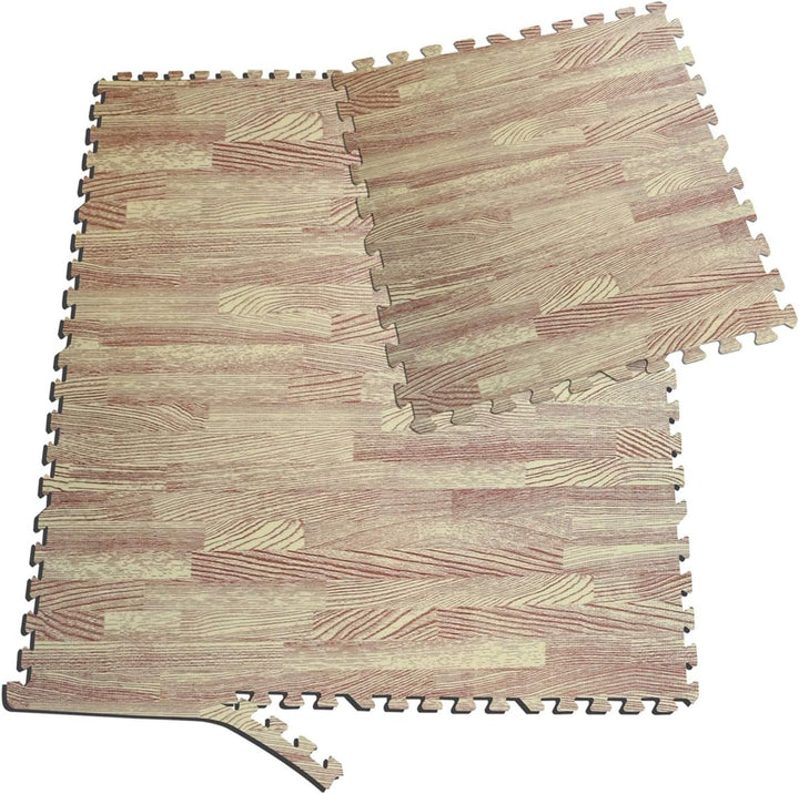 Sporttrend 24® 8 Schutzmatten ohne Randstücke Set in hellbraun 60x60x1cm | 2,88qm | Bodenschutzmatte