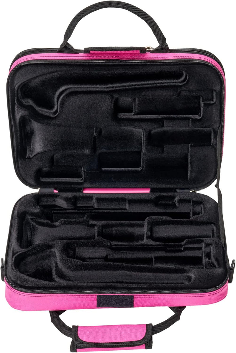 ProTec Max MX307FX Klarinettenkoffer, fuchsienfarbig fuchsia, fuchsia