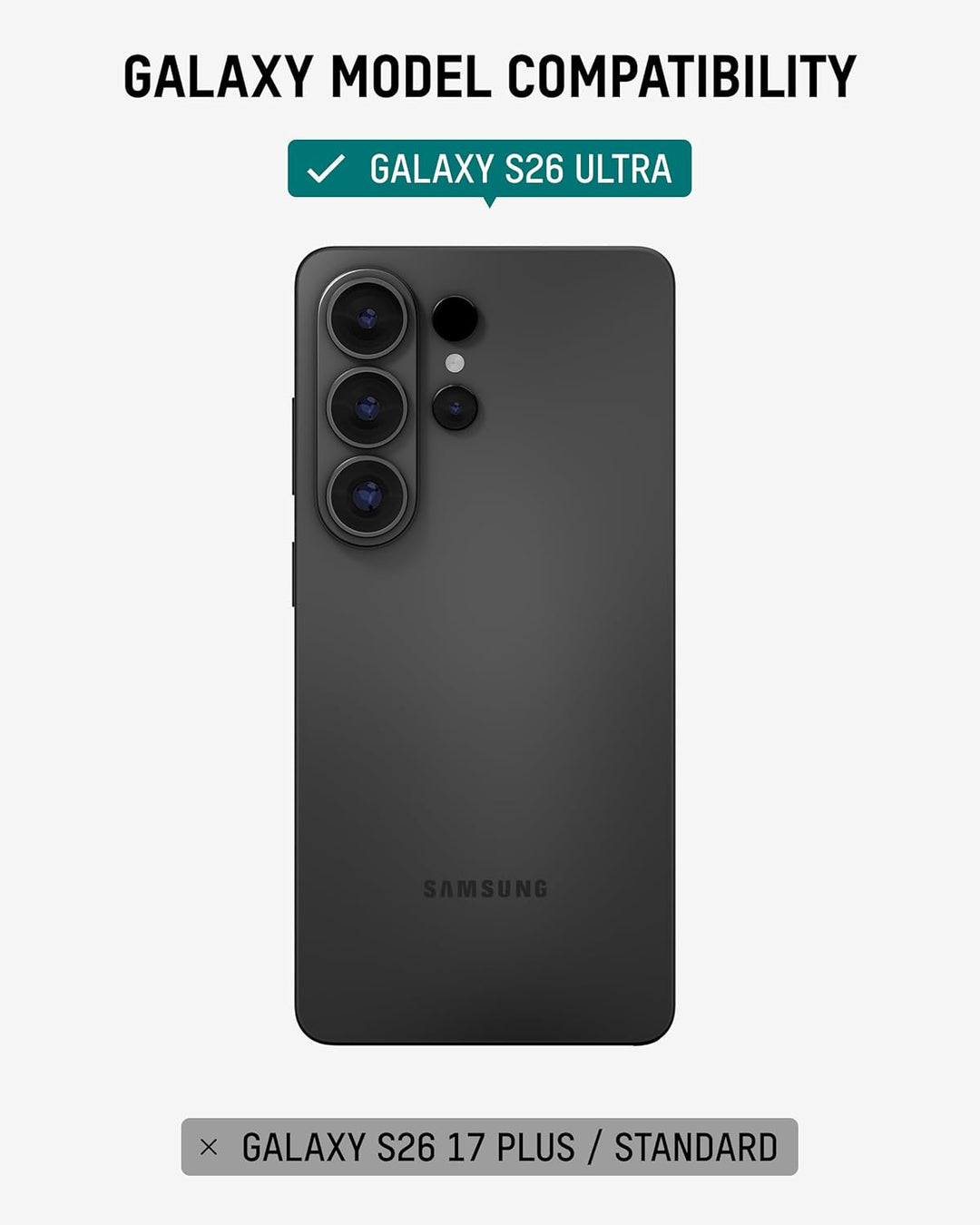 Mous für Samsung Galaxy S26 Ultra Hülle, kompatibel mit MagSafe & Qi2 – Superdünne Aramidfaser-Hülle