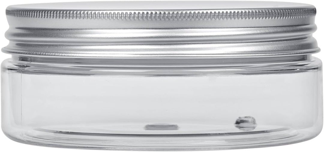 Lebensmittelechte PET Dosen Isabella transparent mit Aluminium-Schraubverschluss für Lebensmittel, K