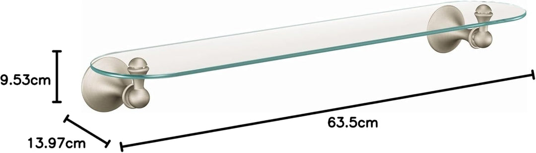 Moen Lounge Schminkregal, DN7790BN Gebürsteter Nickel, Gebürsteter Nickel
