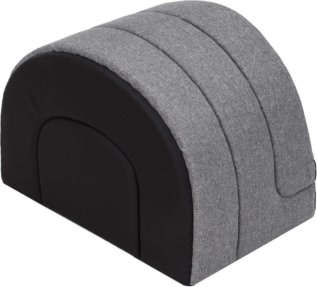Hundehütte Hundehöhle Hundebett Hundehaus Katzenhöhle Schlafplatz L - 55x43 cm Grau