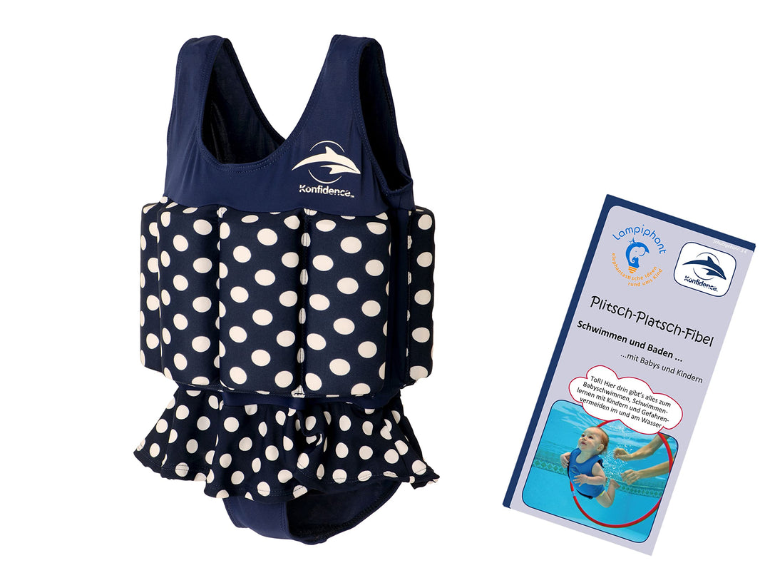 Float Suit, BW-1-2 blau weisses Röckchen, 1-2 Jahre 1-2 Jahre, Brustumfang 56 cm, 11-15 kg Blau Weis