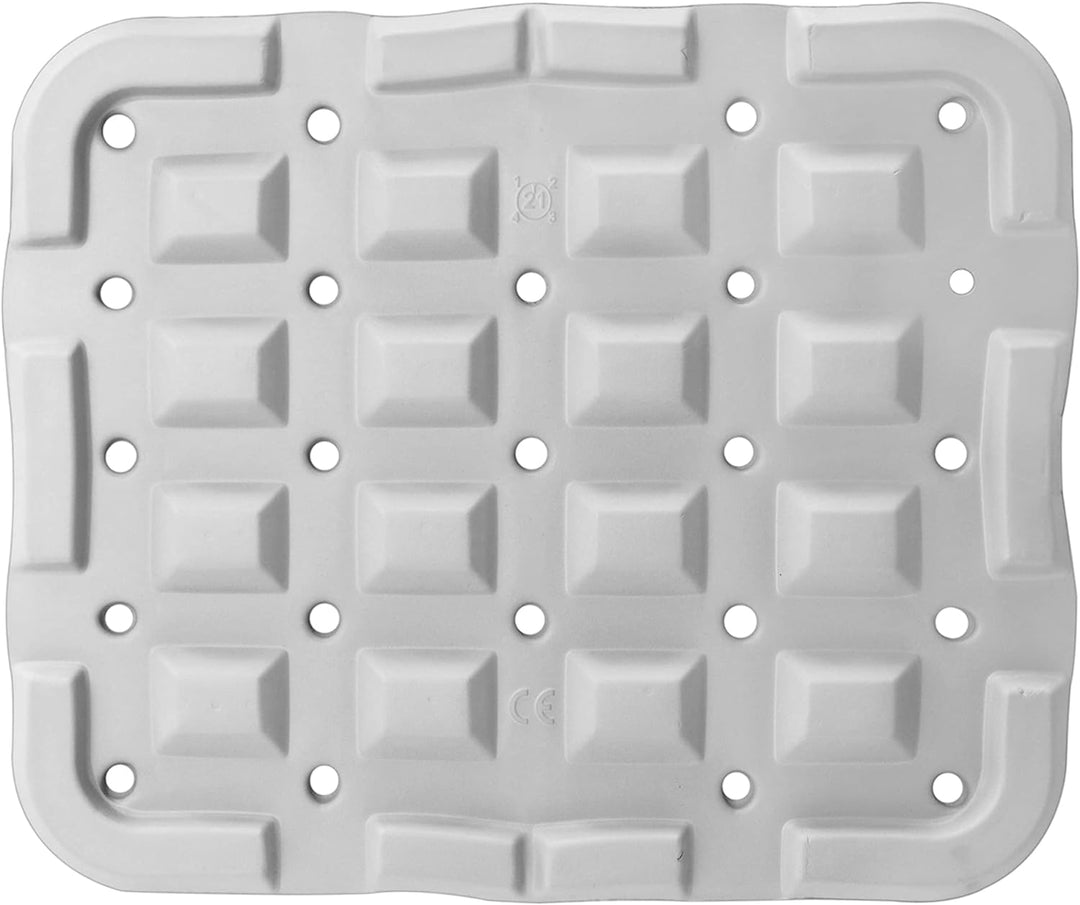 KMINA - Sitzkissen Dusche (39x32x3 cm, Hocker Nicht Enthalten), Duschhocker Kissen, 100% Wasserdicht