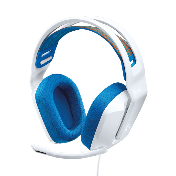 Logitech G335 Kabelgebundenes Gaming-Headset, Flip-to-Mute-Mikrofon, 3,5 mm Audioanschluss, Memory-S