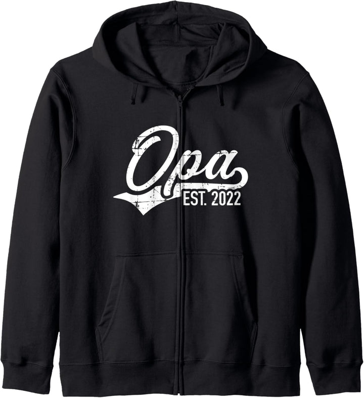Opa 2022 Schwangerschaft verkünden Kapuzenjacke