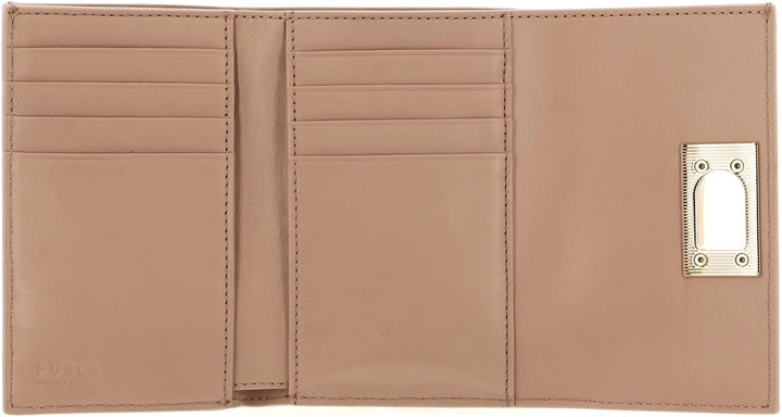Furla 1927 Druckknopf Brieftasche Beige