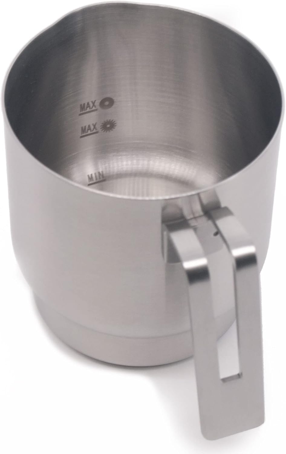 Ottoni Fabbrica "Mastrolatte" Neuer Edelstahl Milchaufschäumer 350 ml